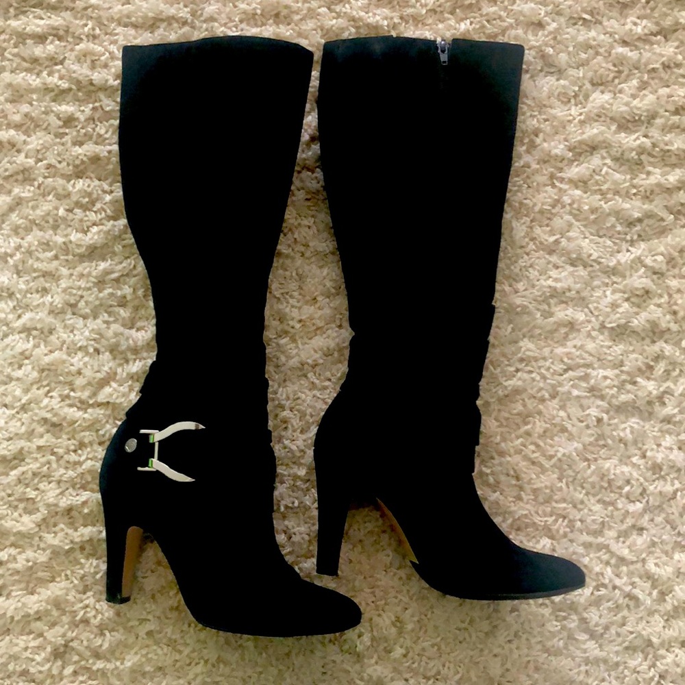 Antonio Melani black suede boots